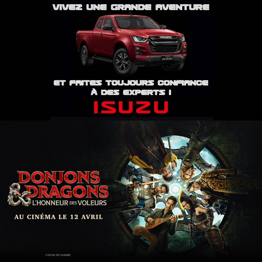 ISUZU fête la sortie de DONJONS & DRAGONS